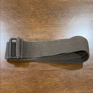 Brown Belt Bag with Woven Fabric and Quick Release Buckle